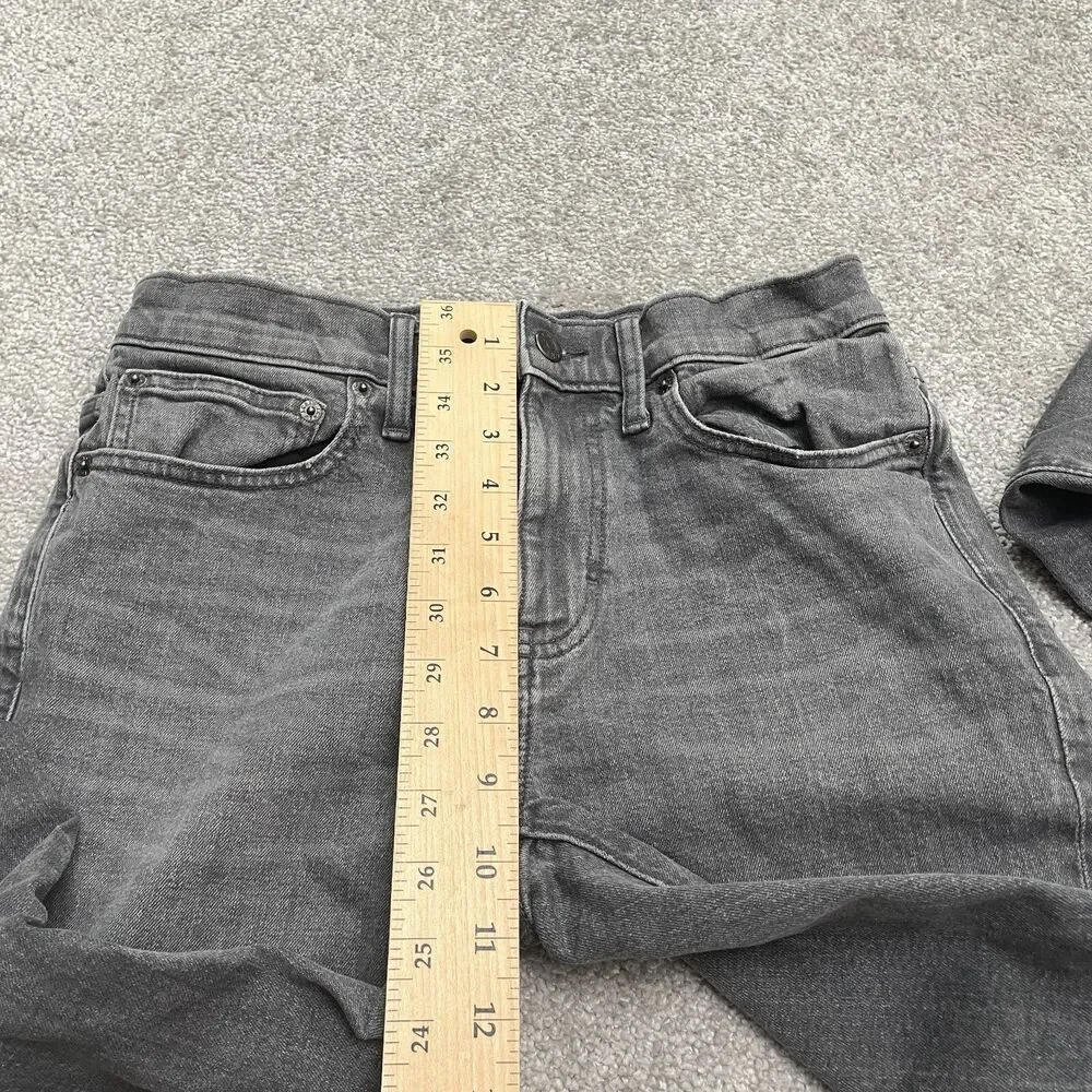 J.Crew Flex Slim Fit Denim Jeans Mens 29x32 Black Charcoal Wash Casual Cotton